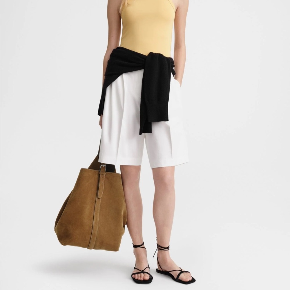 Totême White relaxed chino Shorts 36